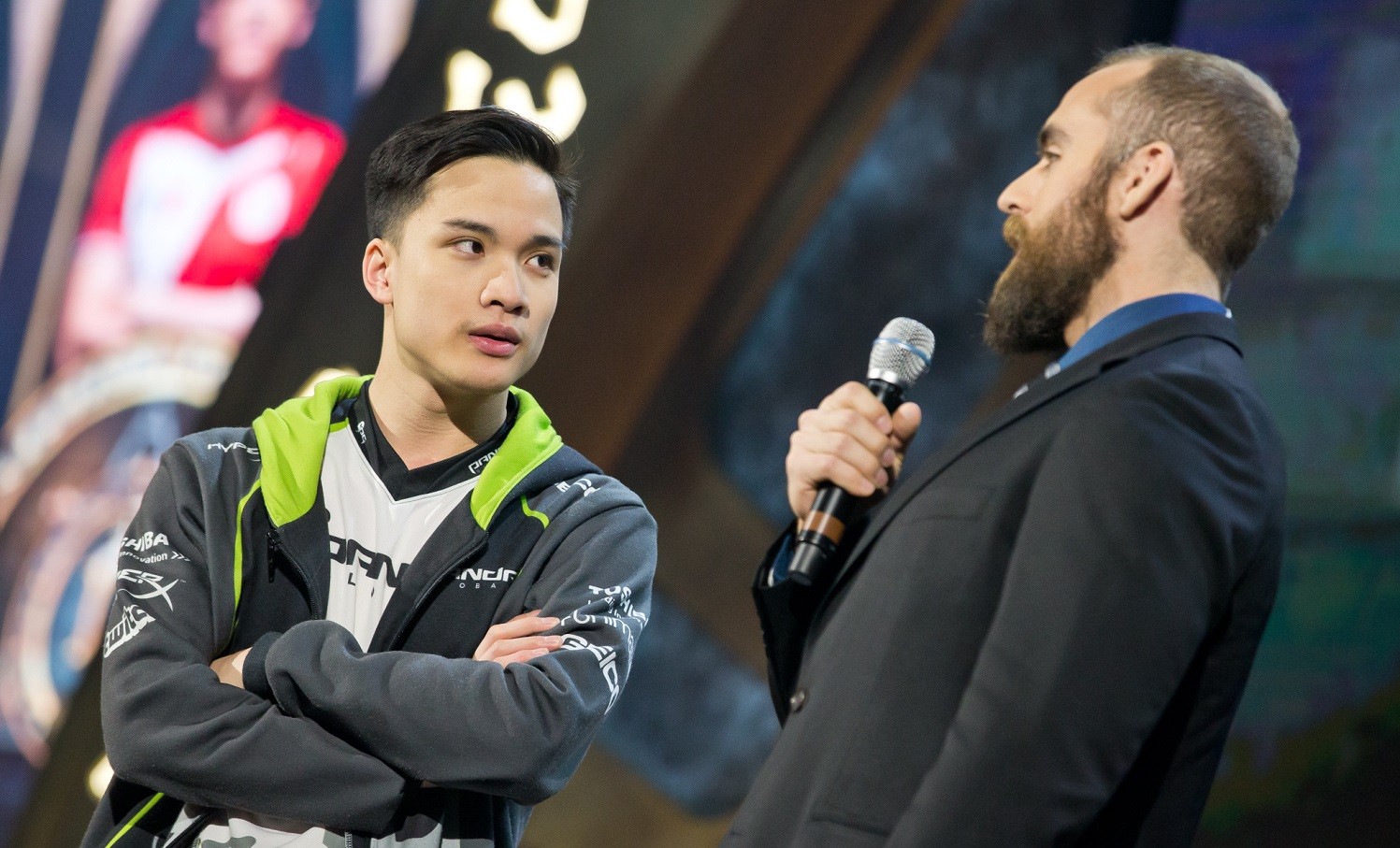 Vincent «Jellybeans» Tran на BlizzCon 2017. Фото Blizzard Entertainment, опубликовано Inven Global.