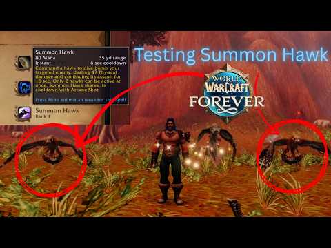 Оригинальная обложка Shell RP: WoW Forever: Summon Hawk Hunter Ability – Damage & Scaling Tested