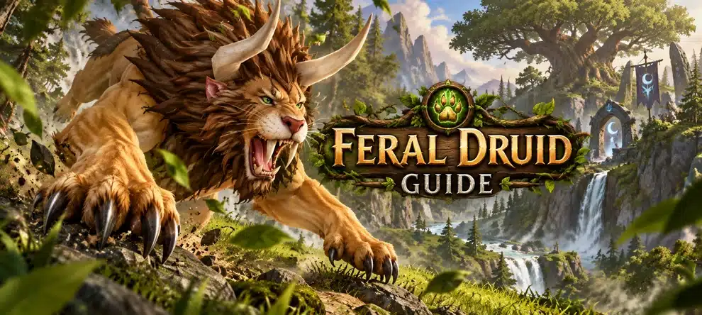 Обложка гайда Smith Graham по Feral-друиду в WoW Forever