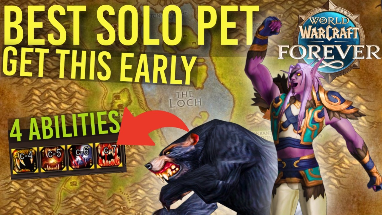 Оригинальная обложка Gladius Gaming: TAME THIS FIRST! Full Hunter Guide & Best Solo Leveling Pet World of Warcraft Forever
