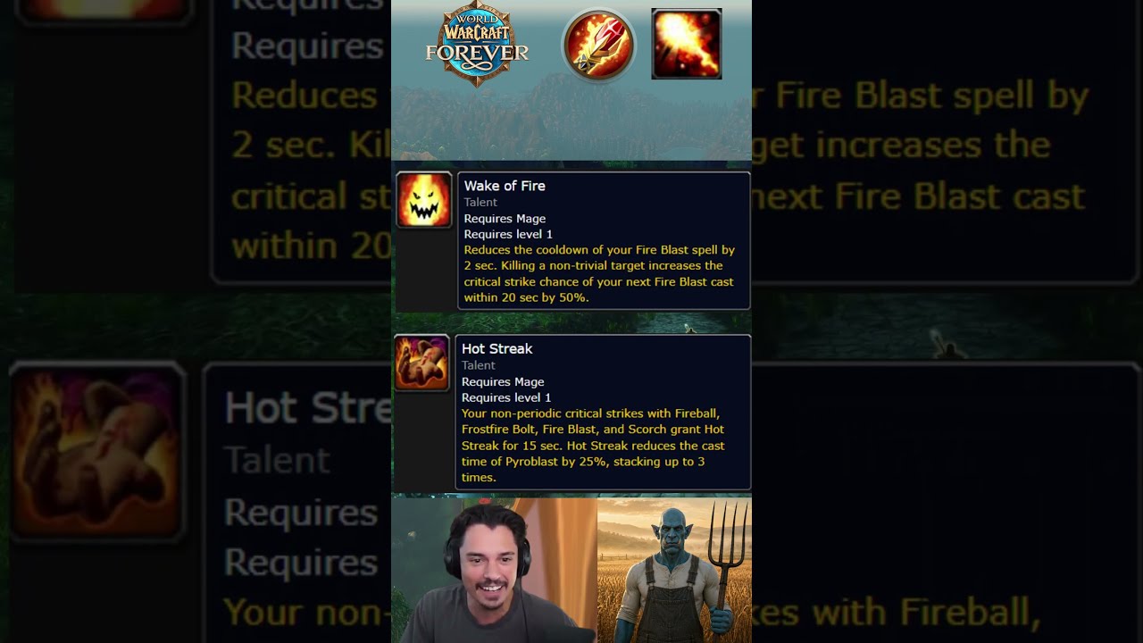 Обложка ролика Farmerfarms «How to fix Fire Mage in WoW Forever».